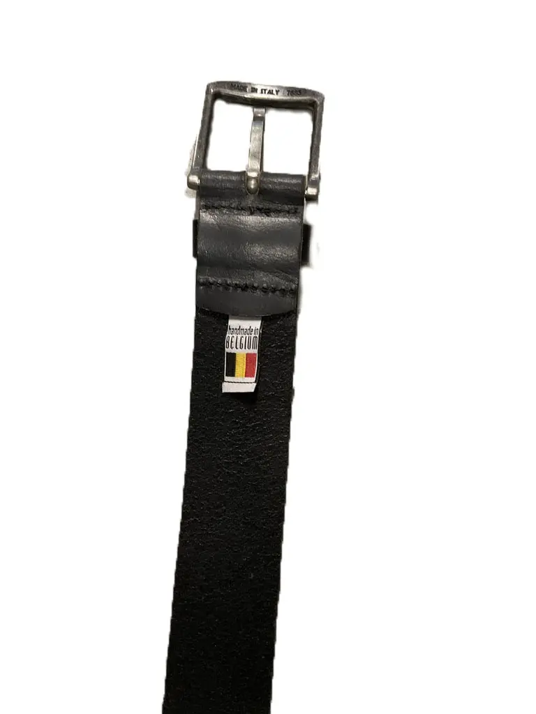 Gürtel 4 cm breit Castor einfarbig schwarz