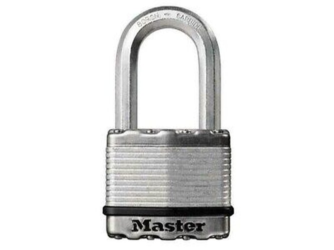 Hangslot grijs gelamineerd 64mm - 11mm beugel