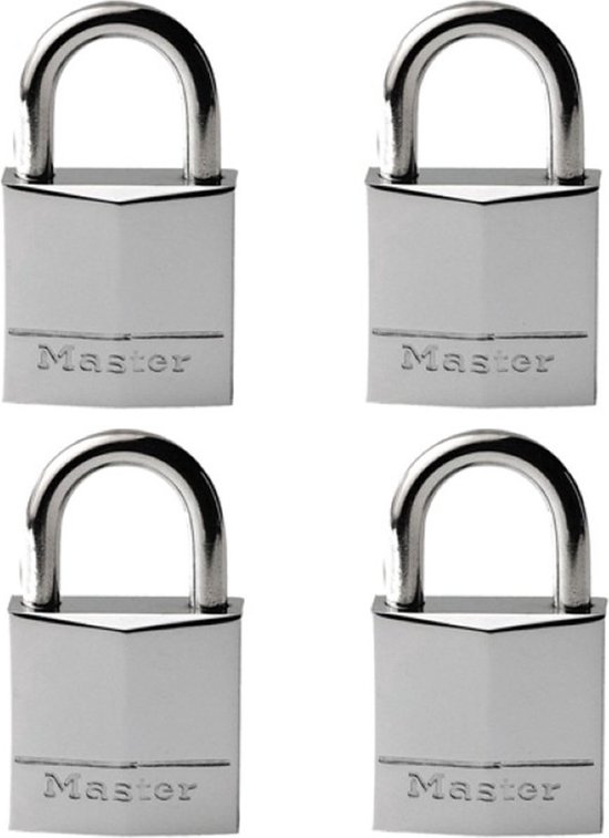 Hangslot Grijs 20mm - 12mm beugel 