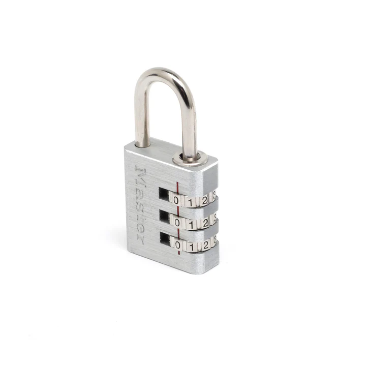 Combination Padlock Gray 30mm - 24mm shackle