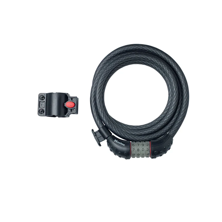 Combination bicycle lock 1.8m x 12mm