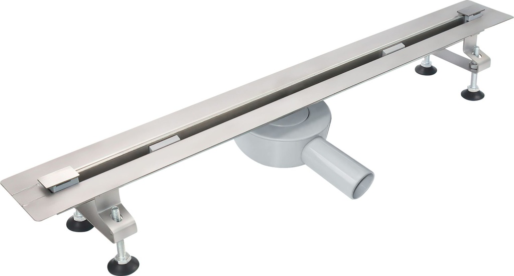 Douchegoot Aloni RVS 80 cm compleet met rooster - gunmetal