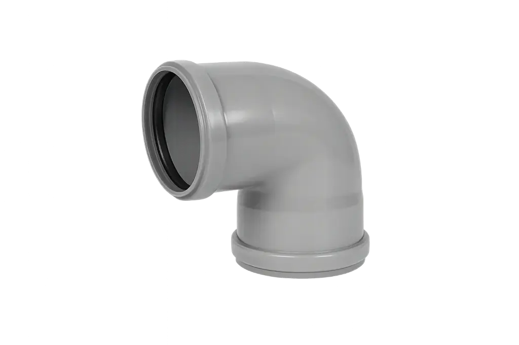 PP Rura kanalizacyjna narożna śr. 125mm 87° 2xM szara benor SN8