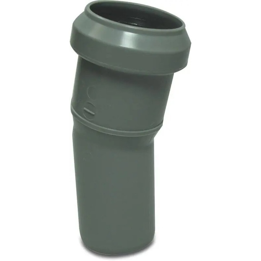 PP Bocht riolering dia 315mm 15° Msp grijs benor SN8