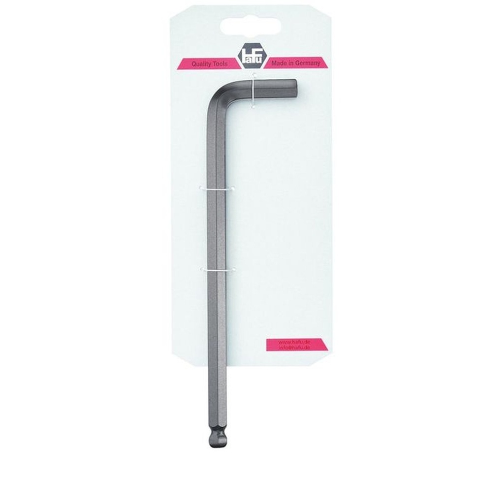 INBUS - clé à six pans creux à tête sphérique 12 mm - sur carte   longue