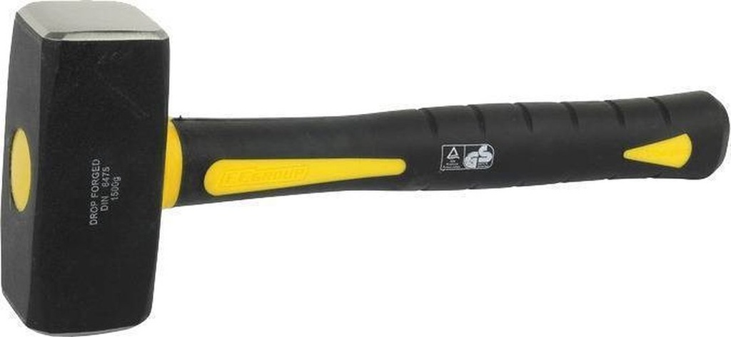 Fäustel mit Fiberglasgriff, DIN 6475, 1500g, FF Group