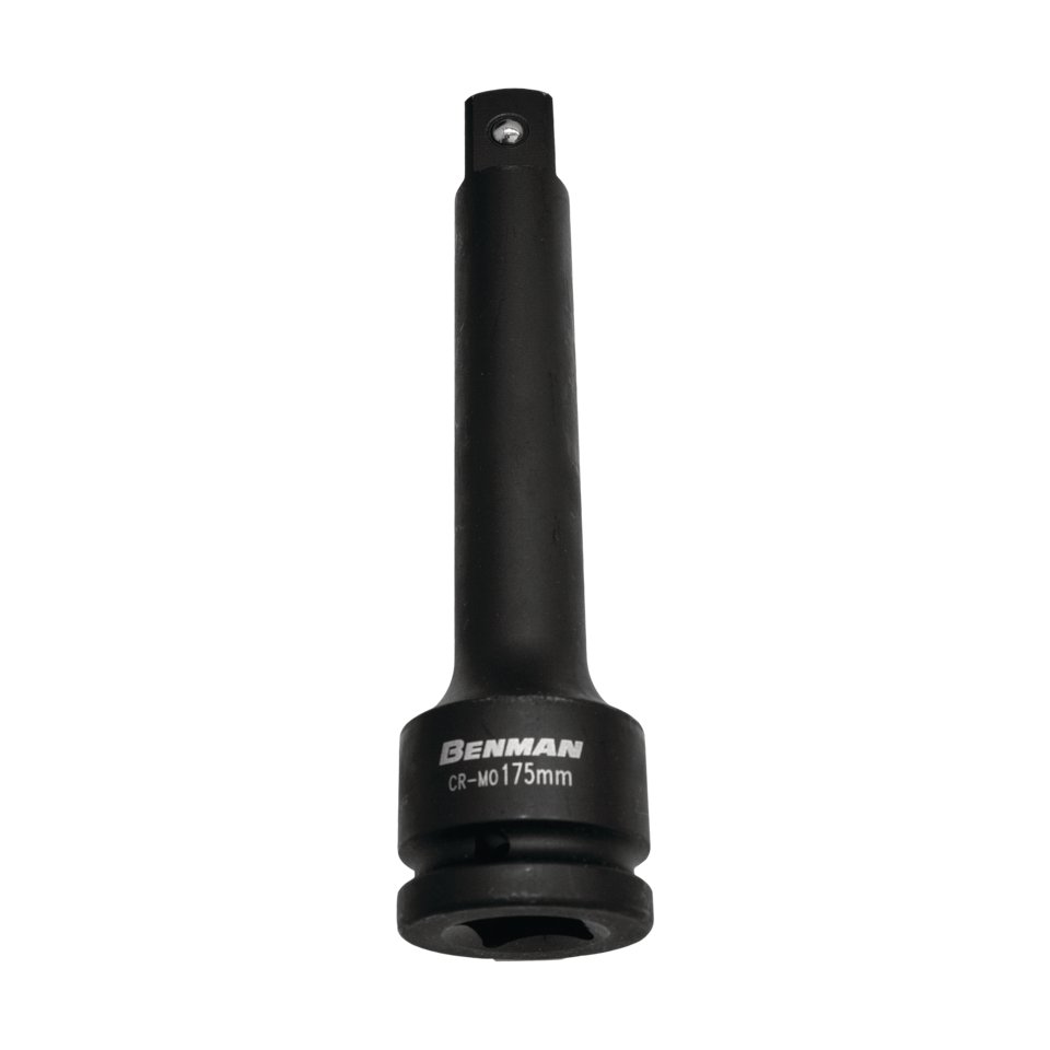 Slagverlengstuk zwart 3/4'' 100mm, Benman