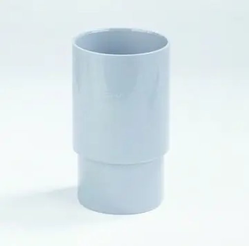 PVC verlengde mof 100 1LV/1VS RWA grijs 