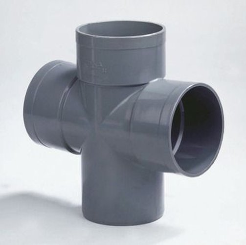 PVC T-stuk dubbel dia 110 90° 3xM 