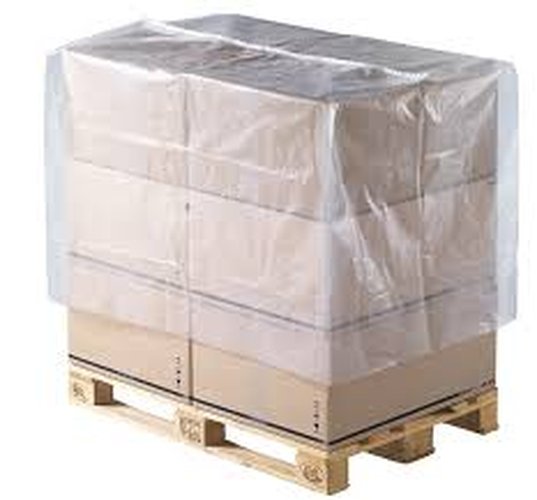 Pallethoes LDPE transparant 1250+(2x575)x1600x0.125mm (50st/rol)
