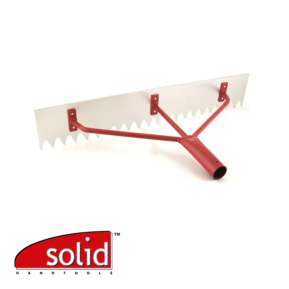 Nivelleeerschuiver voor beton, bitumen, alu 22 tanden, zonder steel 600 mm