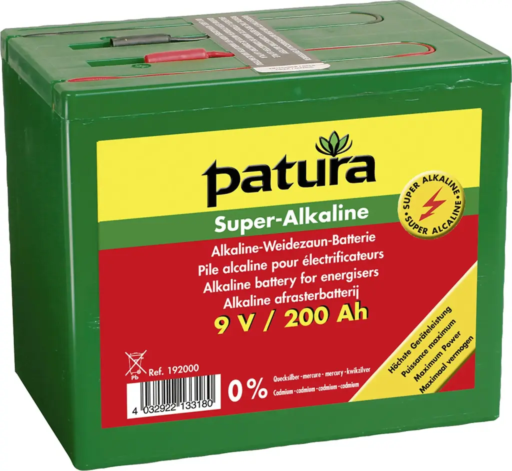 Batterie-Energiespender super alkalisch 9V 200Ah