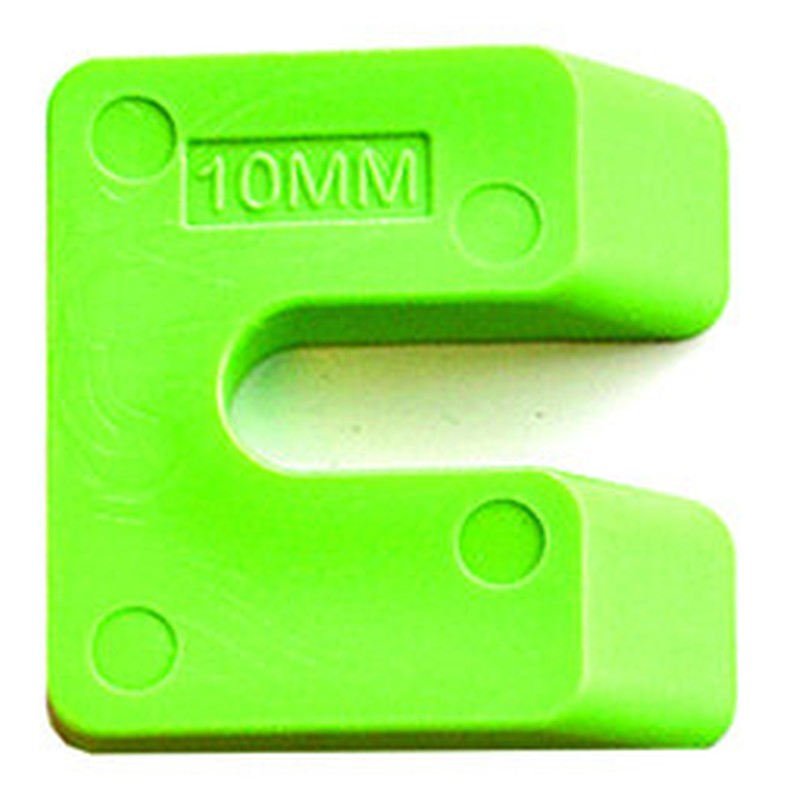 Verdikkingsplaatjes groen 10mm (80st) (callage pvc)