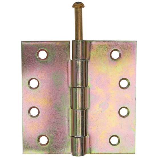 Hinge with rivet bichro 100x100x2.5