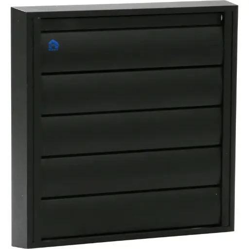 [433BR210] Hood grille Renson 433 210x210 ral 9005 textured black