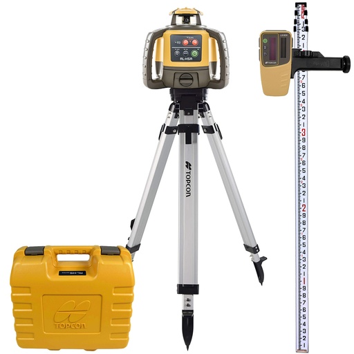 [555052] Laser topcon RL-H5A + LS-80L Set mit Latte und Stativ