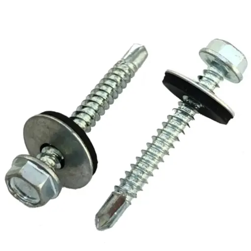 [6.3X63N] Selbstbohrender Sechskantschraubendreher 6,3x63 + Neoprenring
