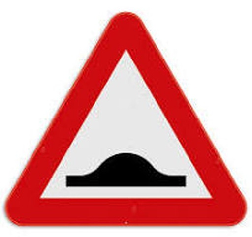 [A14] Panneau de signalisation A14 panneau de danger dispositif surélevé SB250 Z700