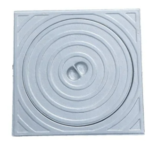 [ALUD200] Alu-deksel dia 200 250x250mm