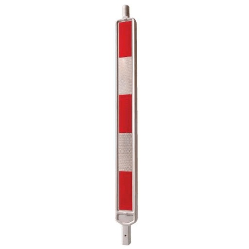 [SOLDAAT70] Panneau de signalisation PVC Balise 70x1000 3M rouge/blanc