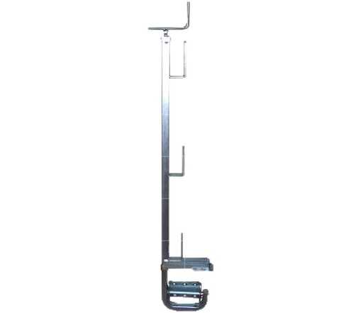 [BALKON] Balkengeländer galva mit Kippfuß 80cm