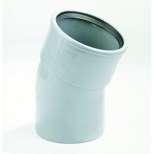 [BBS1102] PVC-Bogen Ø 110 22° MSp grau benor SN8