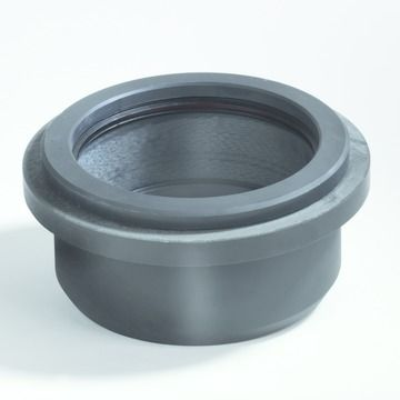 [BETONINL160RB] Transition PVC/béton dia. 160 avec anneau en caoutchouc gris