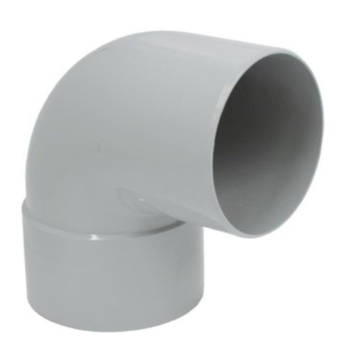 [BLG1008] Coude PVC dia 100 87° Msp gris perle