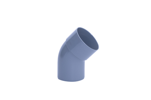 [BS324] Coude PVC dia 32 45° MSp benor gris