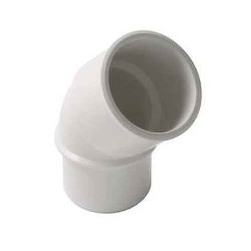 [BS324W] PVC bocht dia 32 45° MSp wit san