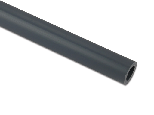 [BUIS6/4] PVC-Rohr Ø 6/4" Wasserrohr grau glatt l=4m