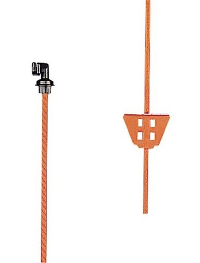 [008902] Gallagher spring steel post orange 1m