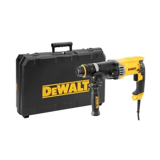 [D25144K-QS] marteau combiné SDS-Plus 900W 28mm + mandrin de perçage à changement rapide dans une mallette TSTAK