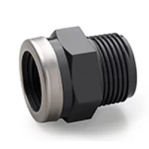 [01021006008] PVC Druck rot. 5/4" x 1/2" M/F mit Edelstahlring (60Stk/Karton)