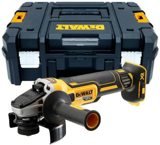 [DCG405NT-XJ] 18V 125mm Brushless Angle Grinder with Slide Switch (without batteries and charger in TSTAK)