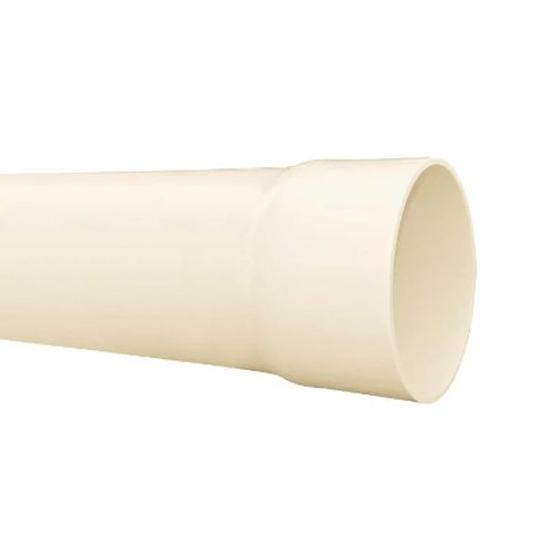 [DR90X4.3] Tube PVC pression dia 90x4.3 gemoft PN12.5 ivoire l=5m (sur commande)