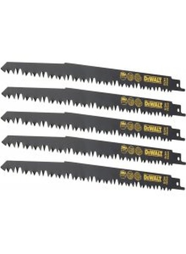 [DT2352-QZ] Reciprocating saw blade HCS 240x4,4-6,0mm fast and rough cutting, e.g. Pruning