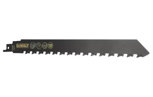 [DT2420-QZ] Reciprocating saw blade HM 240x12.7mm, Cellular concrete/brick/fiber cement panels - S1543HM