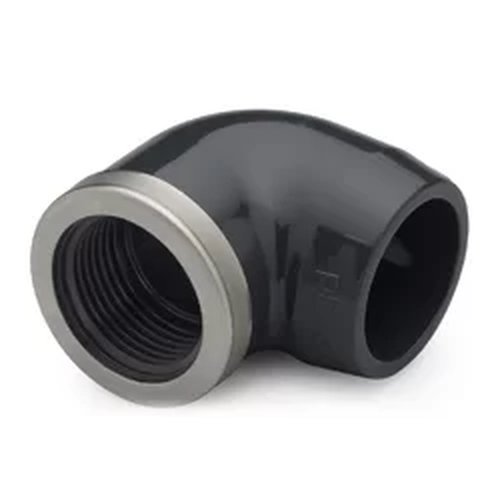 [01111002005] PVC Druckbogen 20mm x 1/2“ BI DR Edelstahlring (120Stk/Karton)