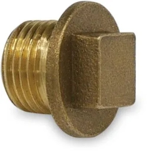 [CUS12] Brass stopper 1/2"
