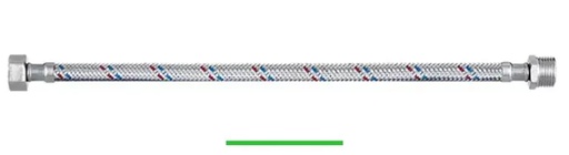 [FLI121000] Chauf flexible 1/2" 1m acier inoxydable