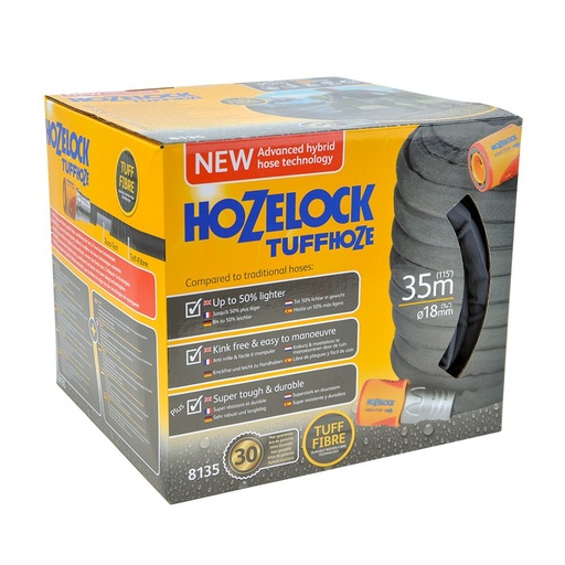 [HZ8135-1240] Tuyau d'arrosage tuffhoze hozelock 35m