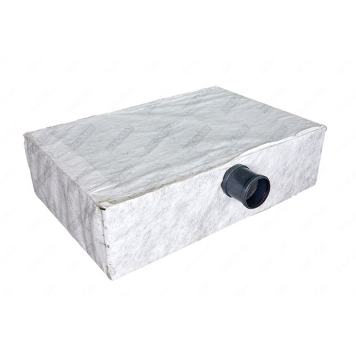 [INFIL600] Infiltratiekrat 600l met infiltratiedoek (1m50 x 1m x 0.4m)  