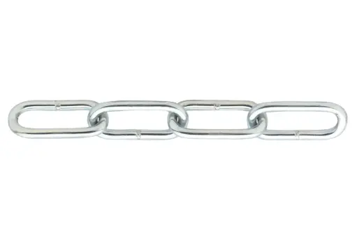 [KET6MMLS] Chaîne galvanisée. L.S. DIN763 6mm 30m/fagot