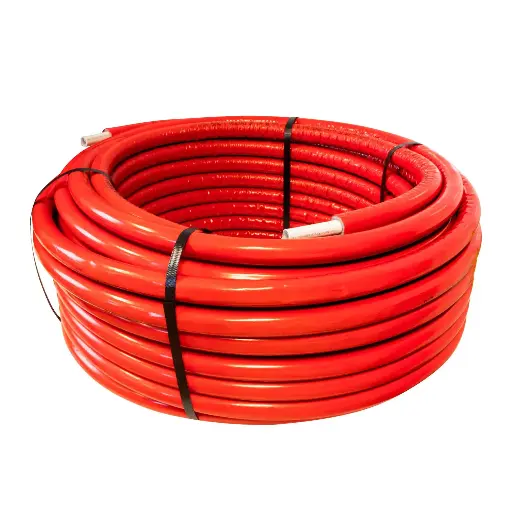 [KIS200GR] Alpex 20 x izolowany czerwony PN10 95°C l=50m