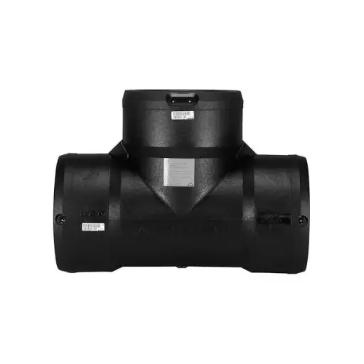 [PET758PN16] PE druk electrolas T-stuk dia 75mm 90° SDR11 PN16