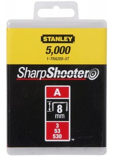 [1-TRA705-5T] Zszywki Stanley 8mm typ G-5000szt