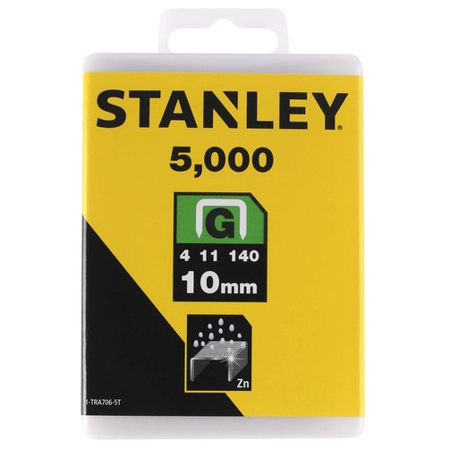[1-TRA706-5T] Zszywki Stanley 10mm typ G-5000szt