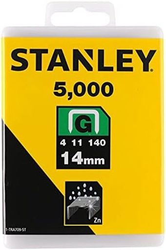 [1-TRA709-5T] Stanley Heftklammern 14mm Typ G-5000Stück