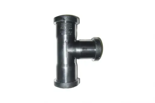 [PPT408] PP-Sanitär-T-Stück Ø 40 87° 3xM